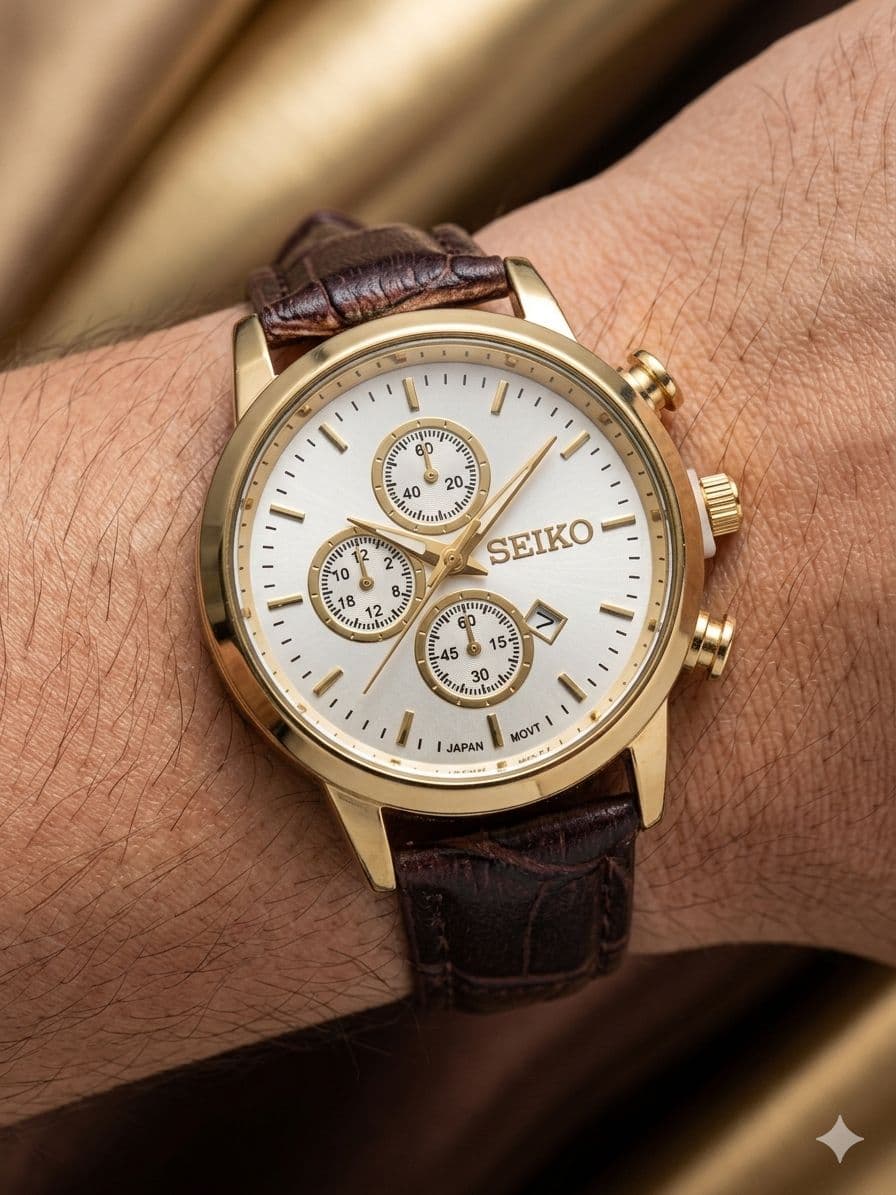 ساعت ست چرمی برند سیکو SEIKO کد 2730 — تصویر ۴