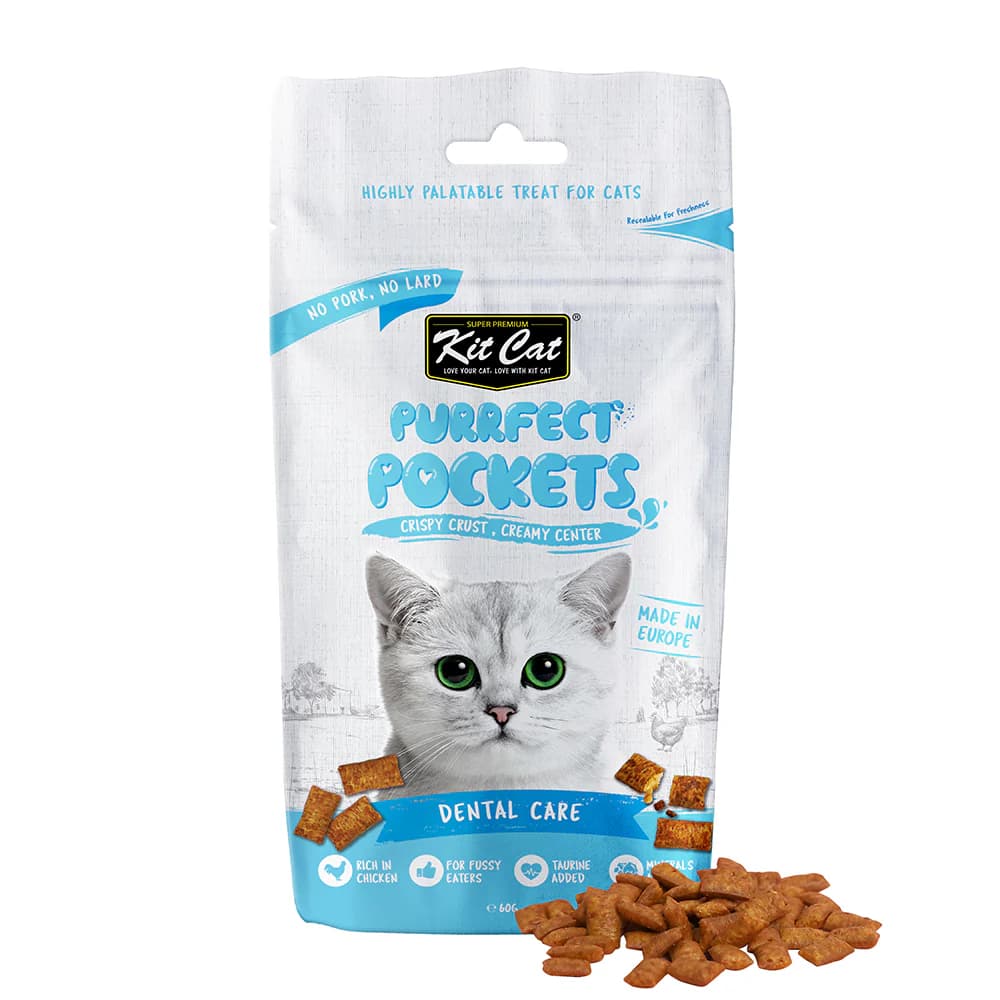تشویقی دنتال اسنک گربه کیت کت – kitcat chicken dental