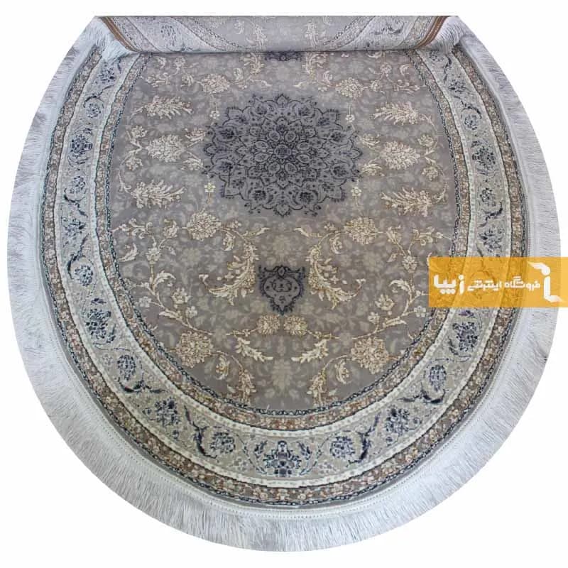 فرش بیضی فیلی طرح شاهسوند — تصویر ۸