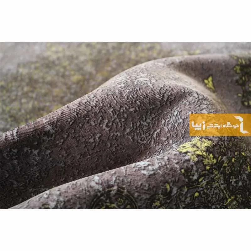 فرش سرمه ای طرح عقیق آبی — تصویر ۴