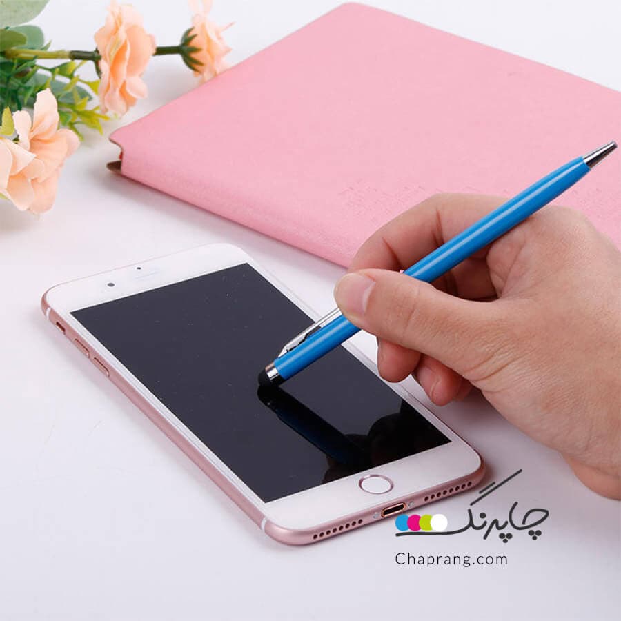 خودکار تبلیغاتی فلزی کد 433 دارای تاچ — تصویر ۵