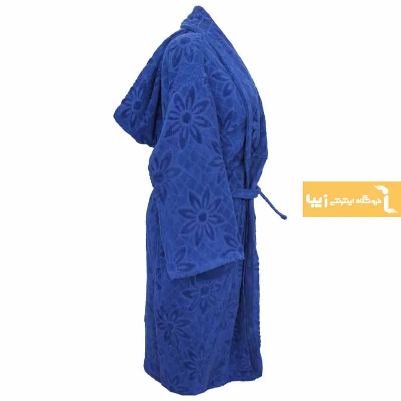 حوله تن پوش آبی کاربنی مدل سرانزا — تصویر ۴