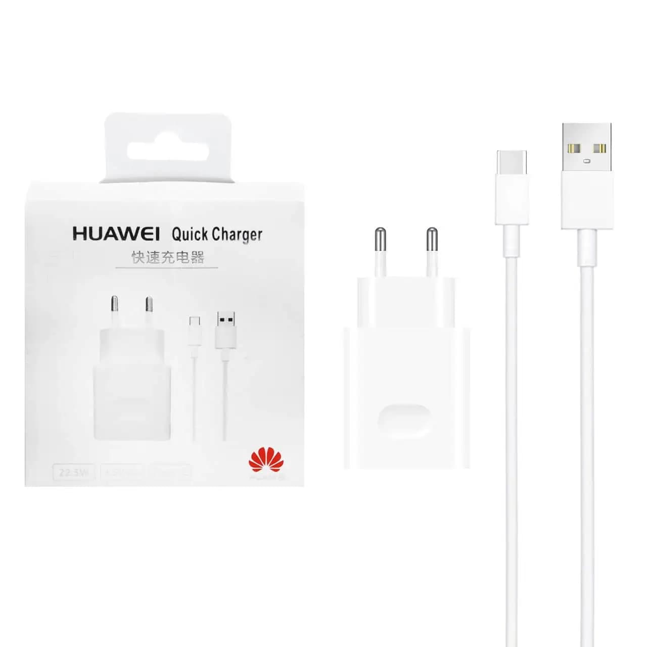 شارژر دیواری فست تک پورت هواوی مدل HW-050450E00 – سفید – High Copy