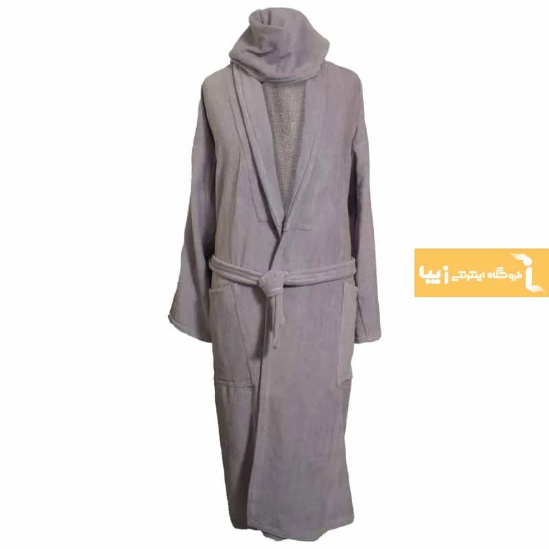 حوله تن پوش طوسی مدل دنیز