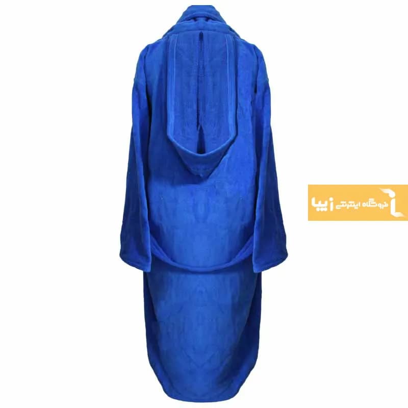 حوله تن پوش آبی کاربنی مدل دنیز — تصویر ۳