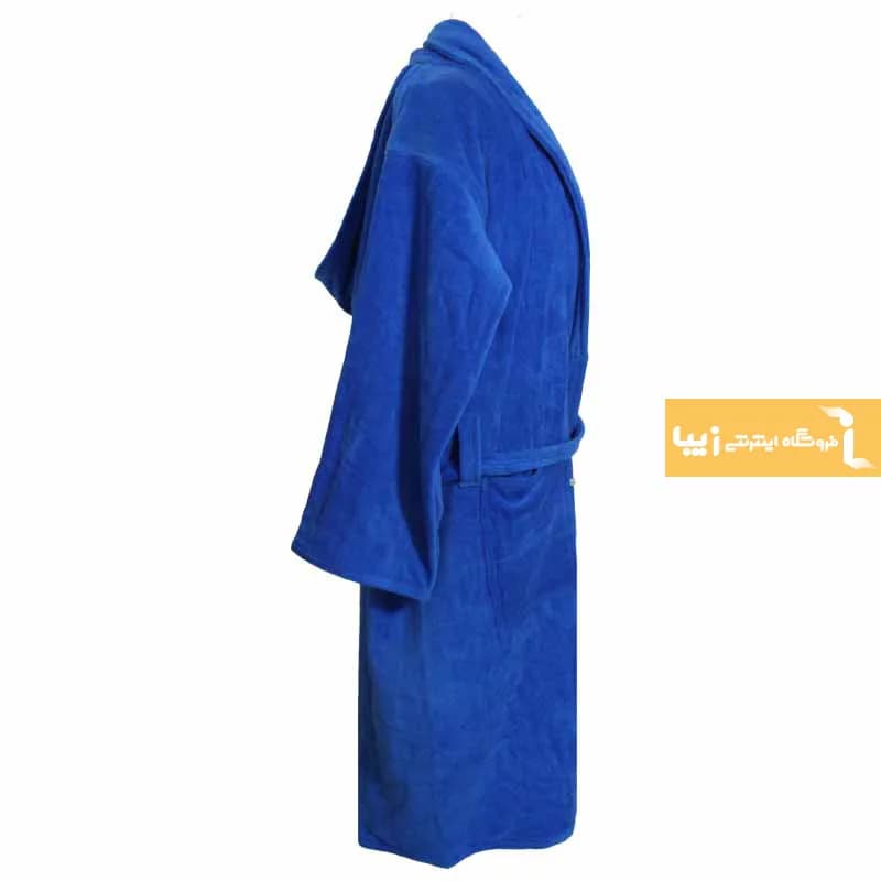حوله تن پوش آبی کاربنی مدل دنیز — تصویر ۴
