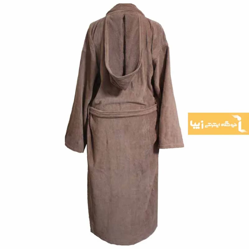 حوله تن پوش قهوه ای مدل دنیز — تصویر ۳