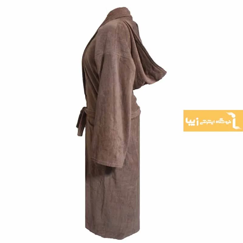 حوله تن پوش قهوه ای مدل دنیز — تصویر ۴