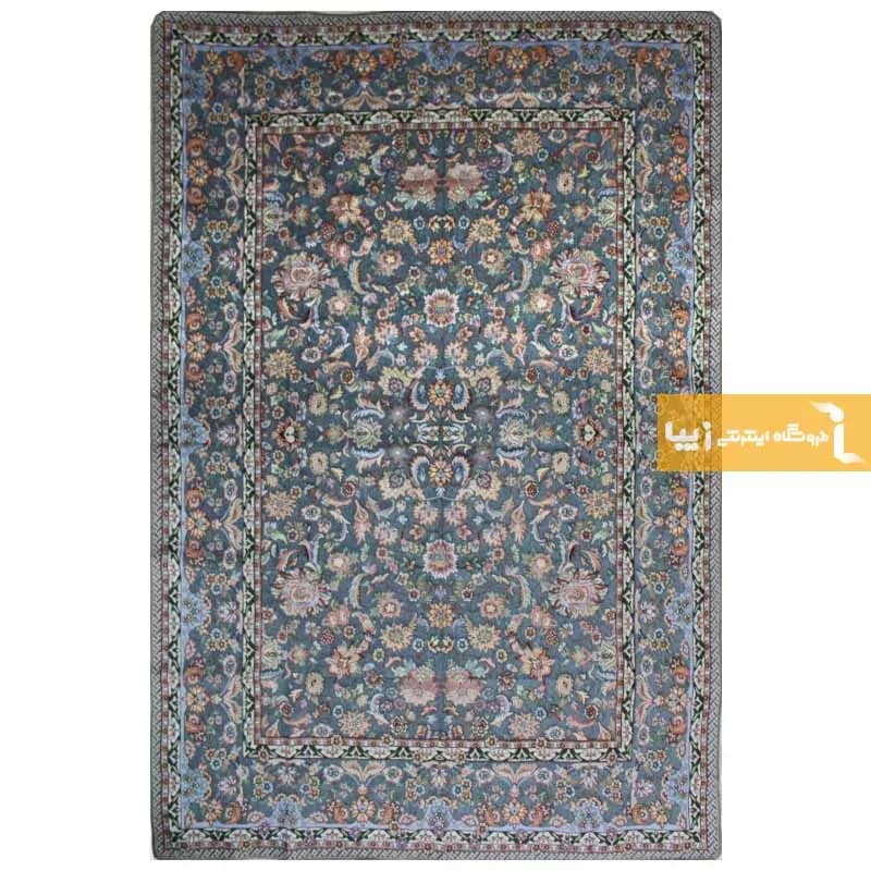 روفرشی طوسی مخمل طرح افشان