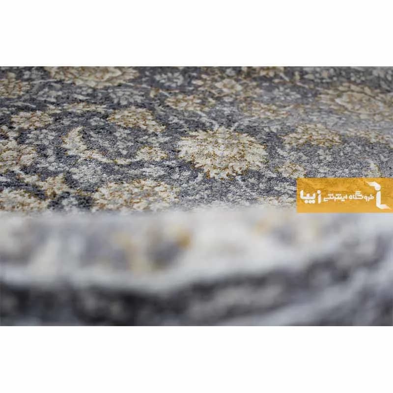 فرش بیضی فیلی طرح افشان — تصویر ۵