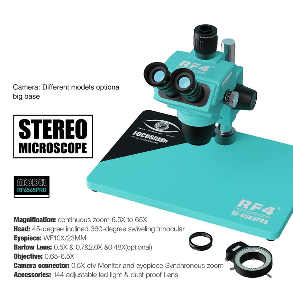 لوپ سه‌چشم RF4 RF-6565 Pro ورژن 2025 — تصویر ۳