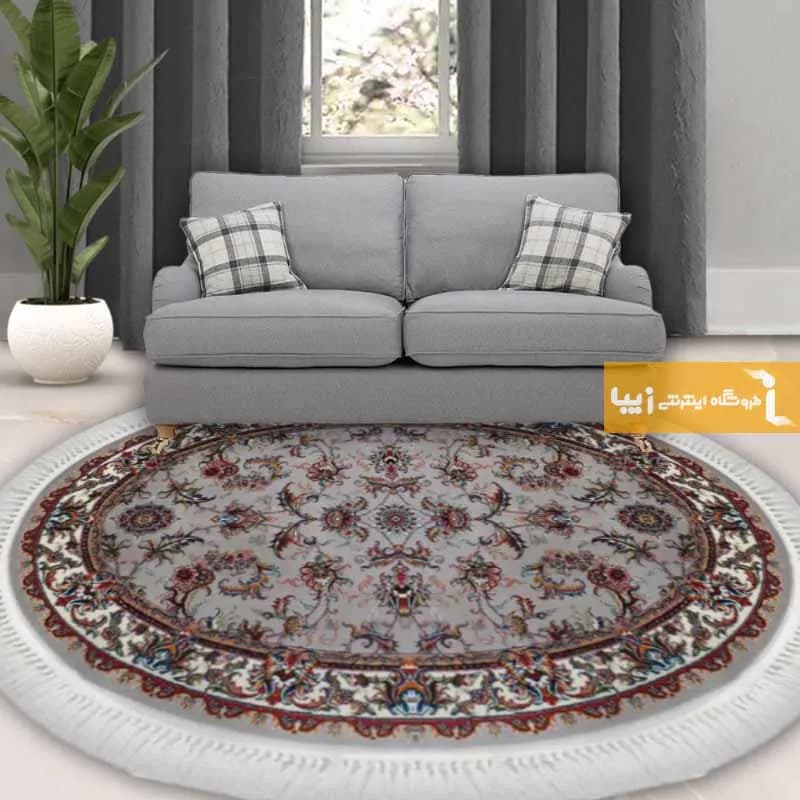 فرش بیضی فیلی طرح صبا — تصویر ۲
