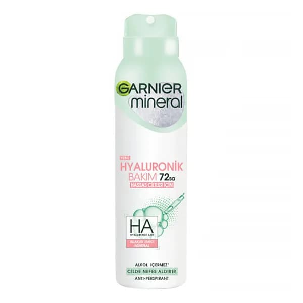 اسپری دئودورانت گارنیر 72 ساعته مدل hyaluronik حجم 150 میل