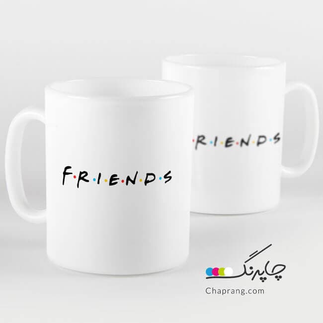 ماگ لیوان طرح لوگو سریال فرندز کد 1247