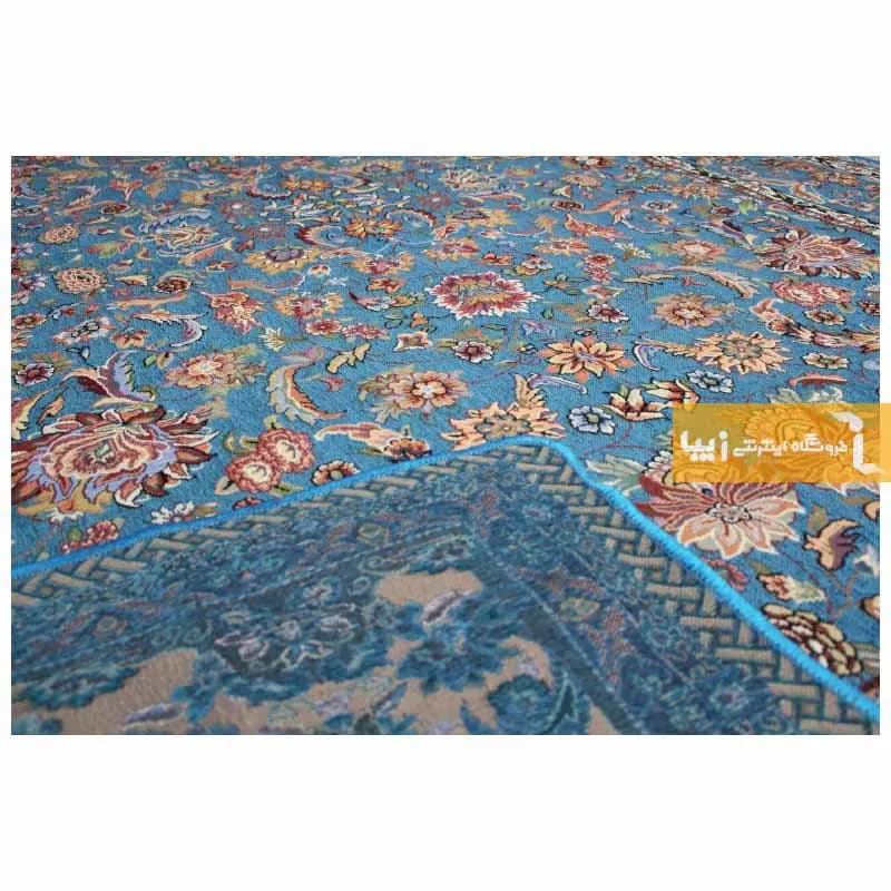 روفرشی مخمل زرکدار طرح افشان — تصویر ۵