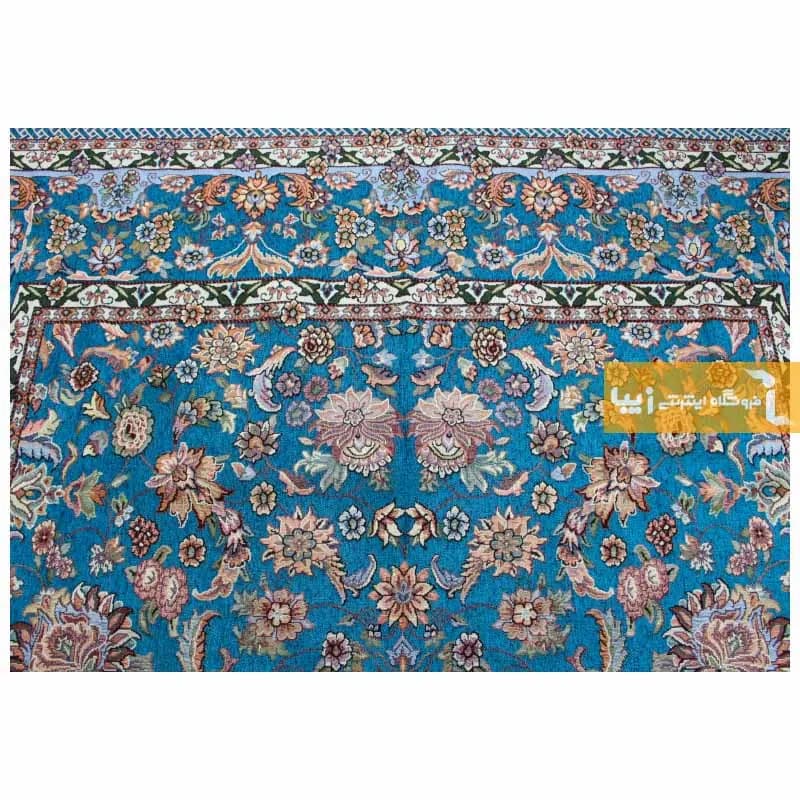 روفرشی مخمل زرکدار طرح افشان — تصویر ۷