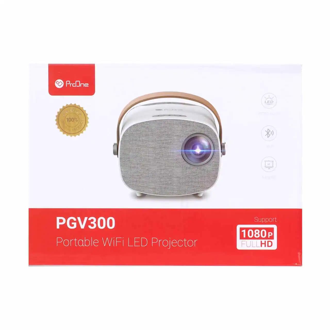 مینی پروژکتور قابل حمل پرووان مدل PGV300 – سفید — تصویر ۶