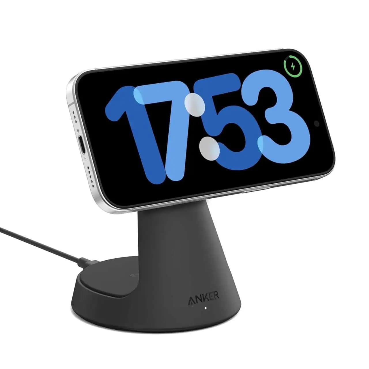 شارژر وایرلس دو کاره انکر مدل A25M7H11 – مشکی — تصویر ۵