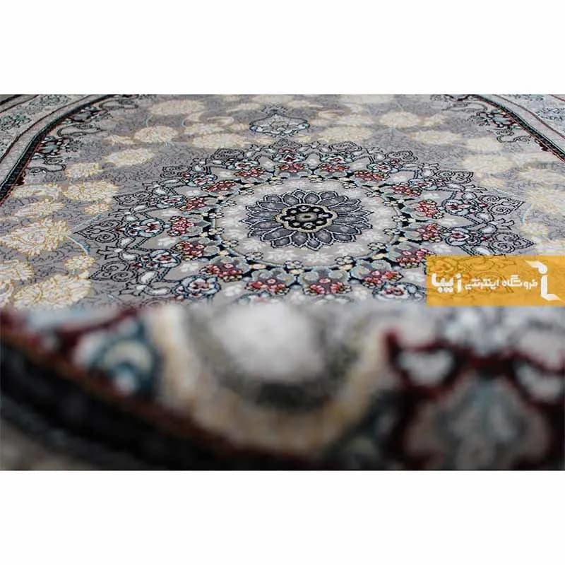 فرش بیضی فیلی طرح اصفهان — تصویر ۴