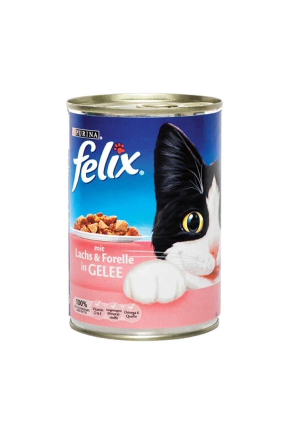 کنسرو فلیکس گربه بالغ با طعم ماهی سالمون-con felix adult with salmon 400gr