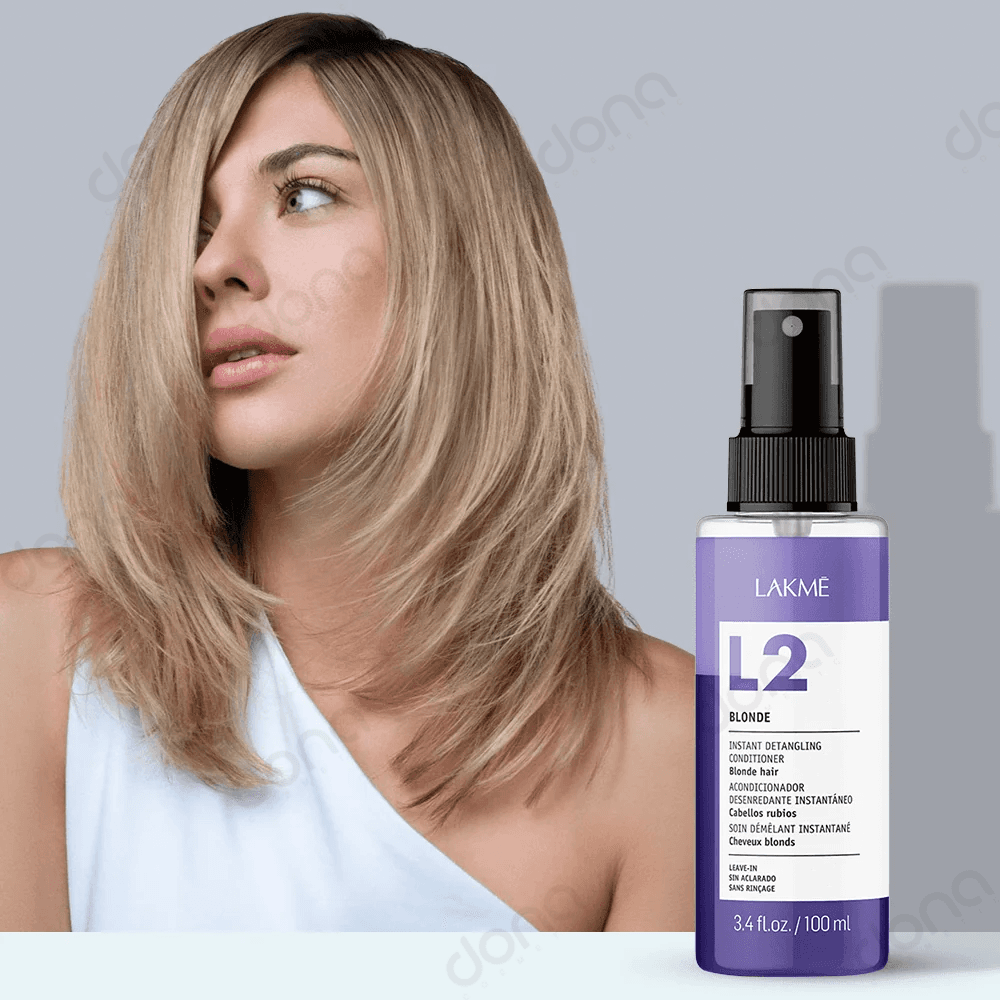 اسپری دو فاز نرم کننده لاکمه مدل L2 Blonde — تصویر ۵