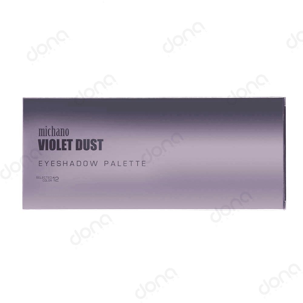 پالت سایه 12 رنگ میچانو مدل Violet Dust — تصویر ۵