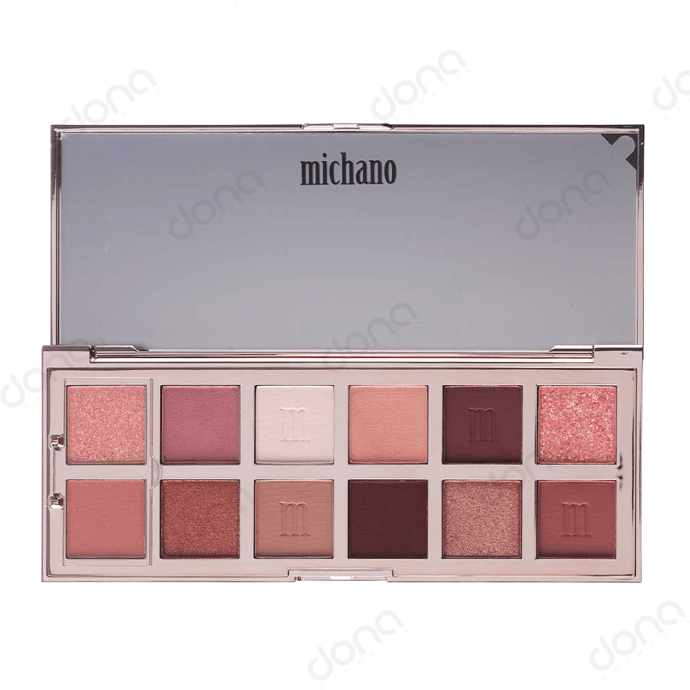 پالت سایه 12 رنگ میچانو مدل Violet Dust