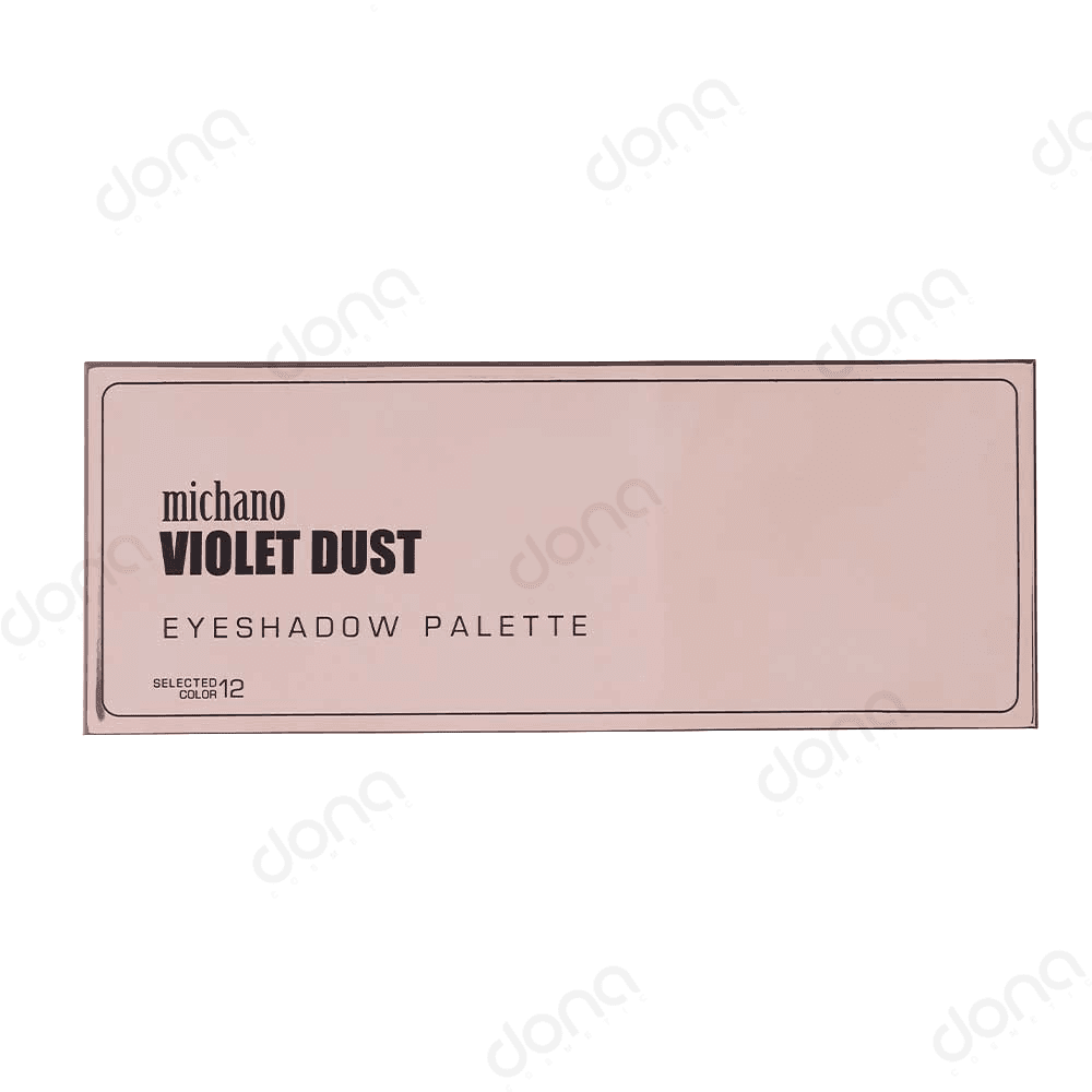 پالت سایه 12 رنگ میچانو مدل Violet Dust — تصویر ۲