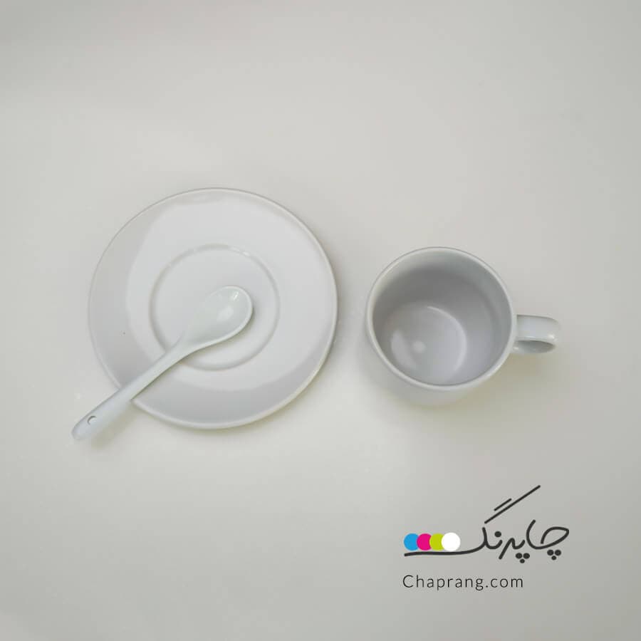 چاپ روی فنجان و نعلبکی سرامیکی اداری و هتلی — تصویر ۵