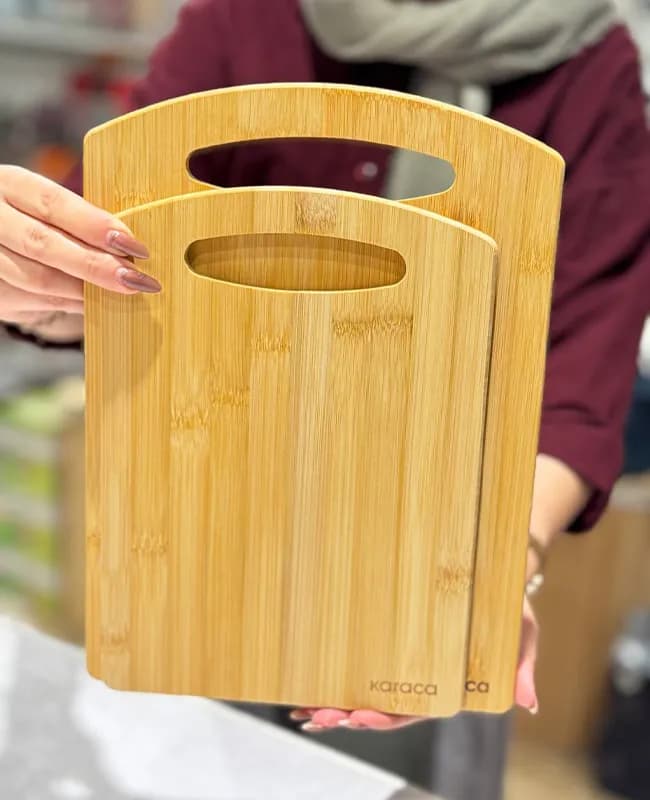 تخته گوشت و سرو بامبو کاراجامدل Stark کد4001