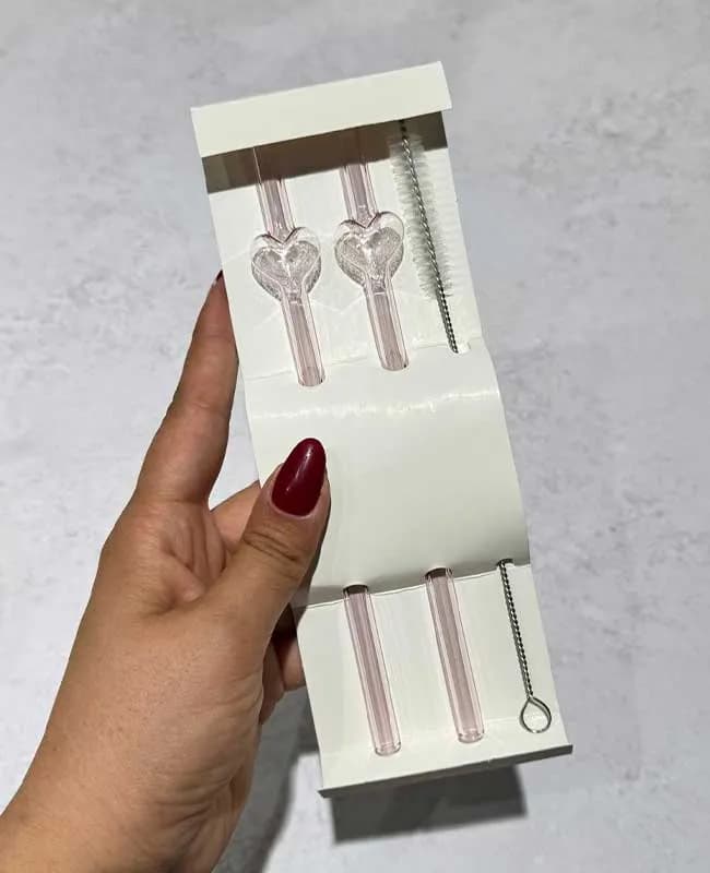 نی شربتی برس دار وارداتی کد kit-2052 — تصویر ۳