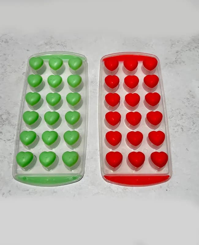 قالب یخ سیلیکونی طرح قلب وارداتی کد kit-1631 — تصویر ۲