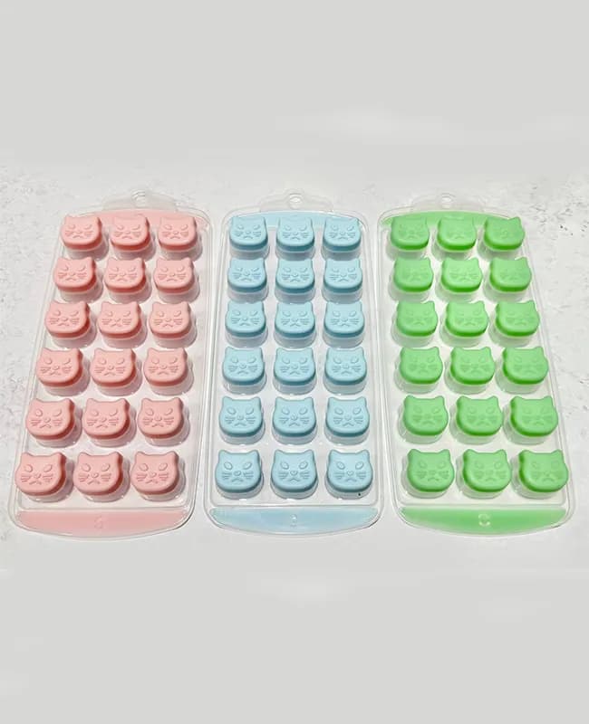 قالب یخ سیلیکونی طرح گربه وارداتی کد kit-1660 — تصویر ۴