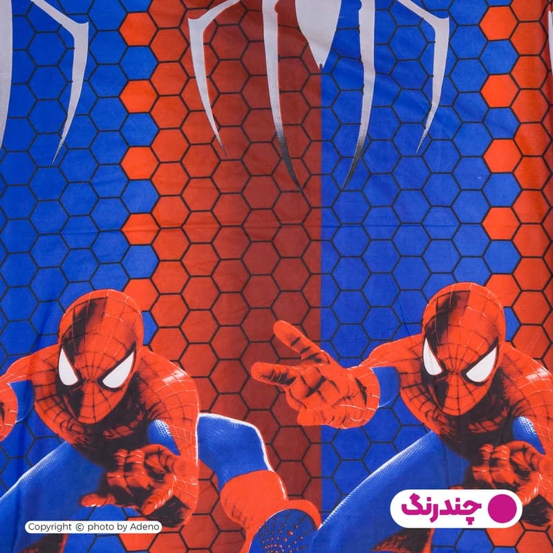 ملحفه کشدوز کودک آدنو مدل مردعنکبوتی کد CH69 — تصویر ۲