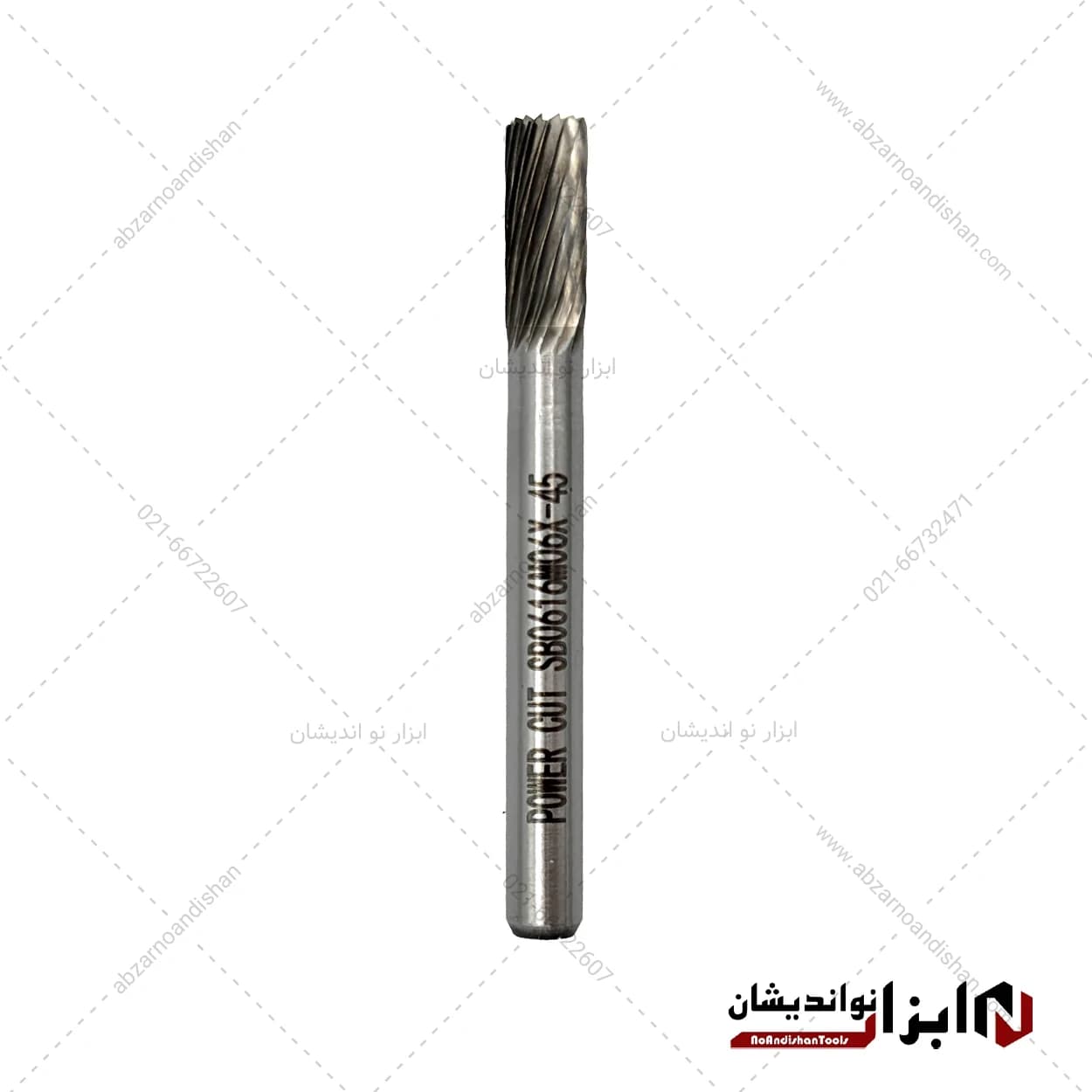 فرز فرم تک ‌شیار استوانه کف زن SB سایز 6 | پاور کات