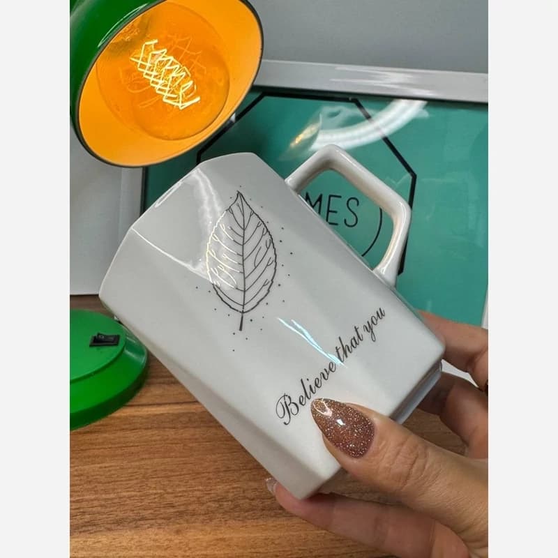 ماگ سرامیکی طرح برگ — تصویر ۲