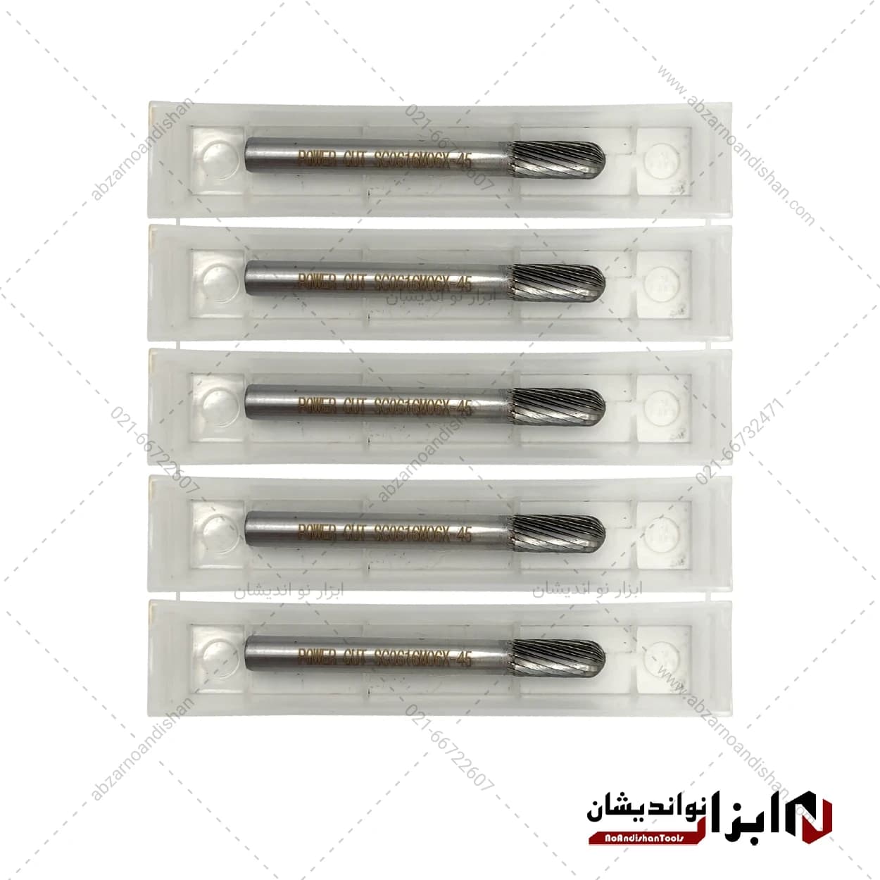 فرز فرم تک ‌شیار استوانه سرگرد SC سایز 6 | پاور کات — تصویر ۲