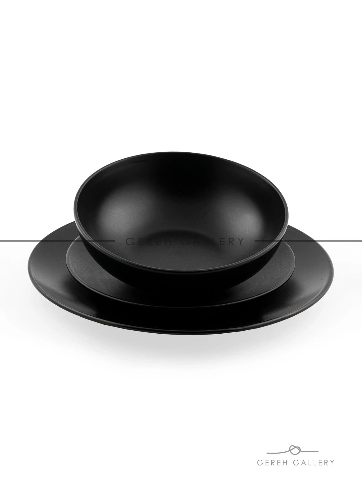سرویس غذاخوری مشکی مات ( 6 نفره )