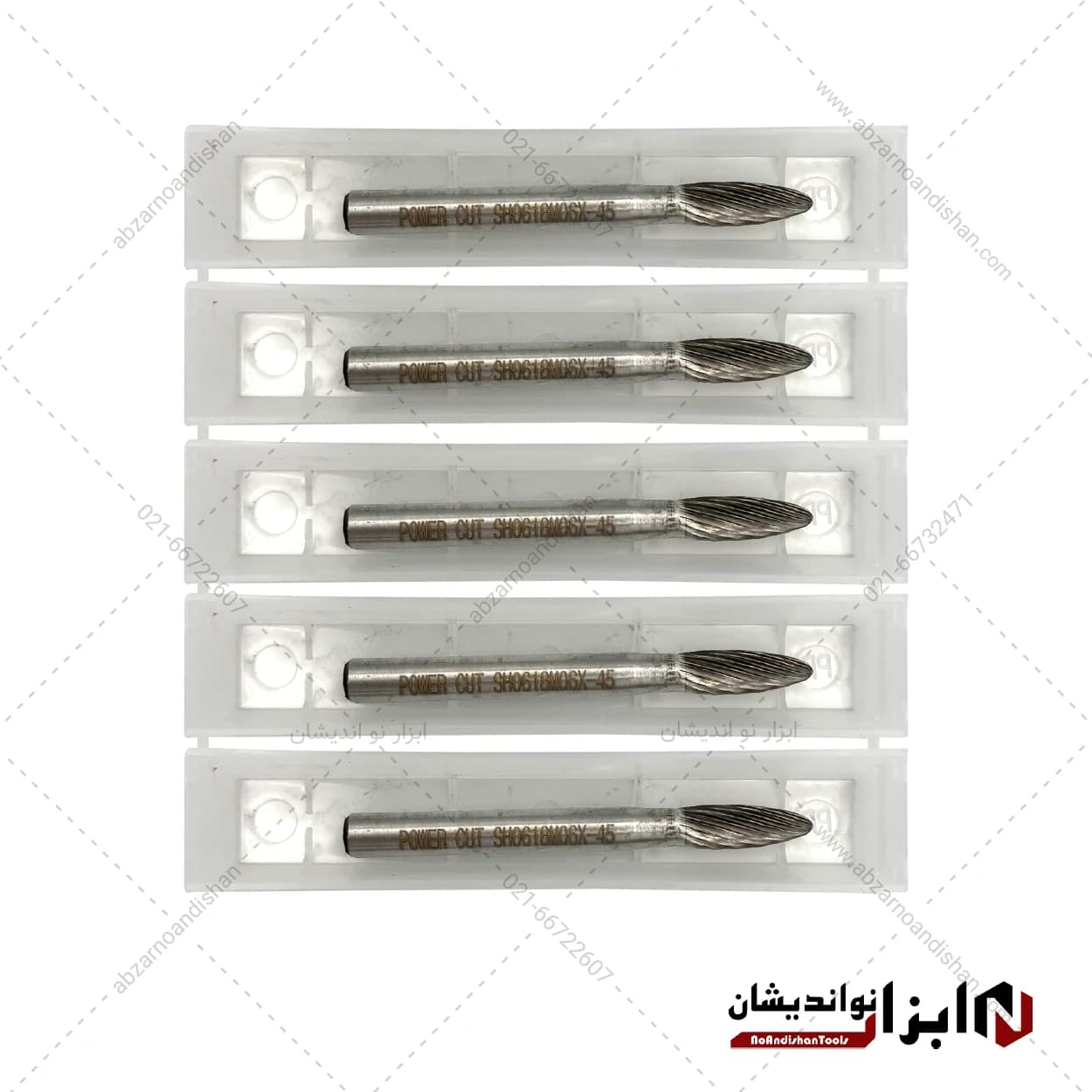 فرز فرم تک شیار تخم مرغی SH سایز 6 | پاور کات — تصویر ۲