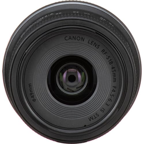 لنز بدون آیینه کانن مدل Canon RF-S 18-45mm f/4.5-6.3 IS STM — تصویر ۲