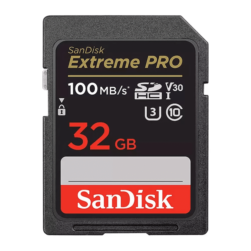 کارت حافظه 32 گیگ با سرعت 100 برند سنديسک SanDisk 32GB Extreme PRO SDXD Card 100MB/s