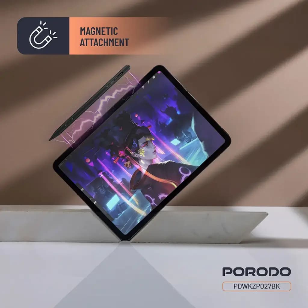 قلم لمسی مغناطیسی آیپد مدل Magnetic Stylus iPad Pen برند پورودو — تصویر ۳