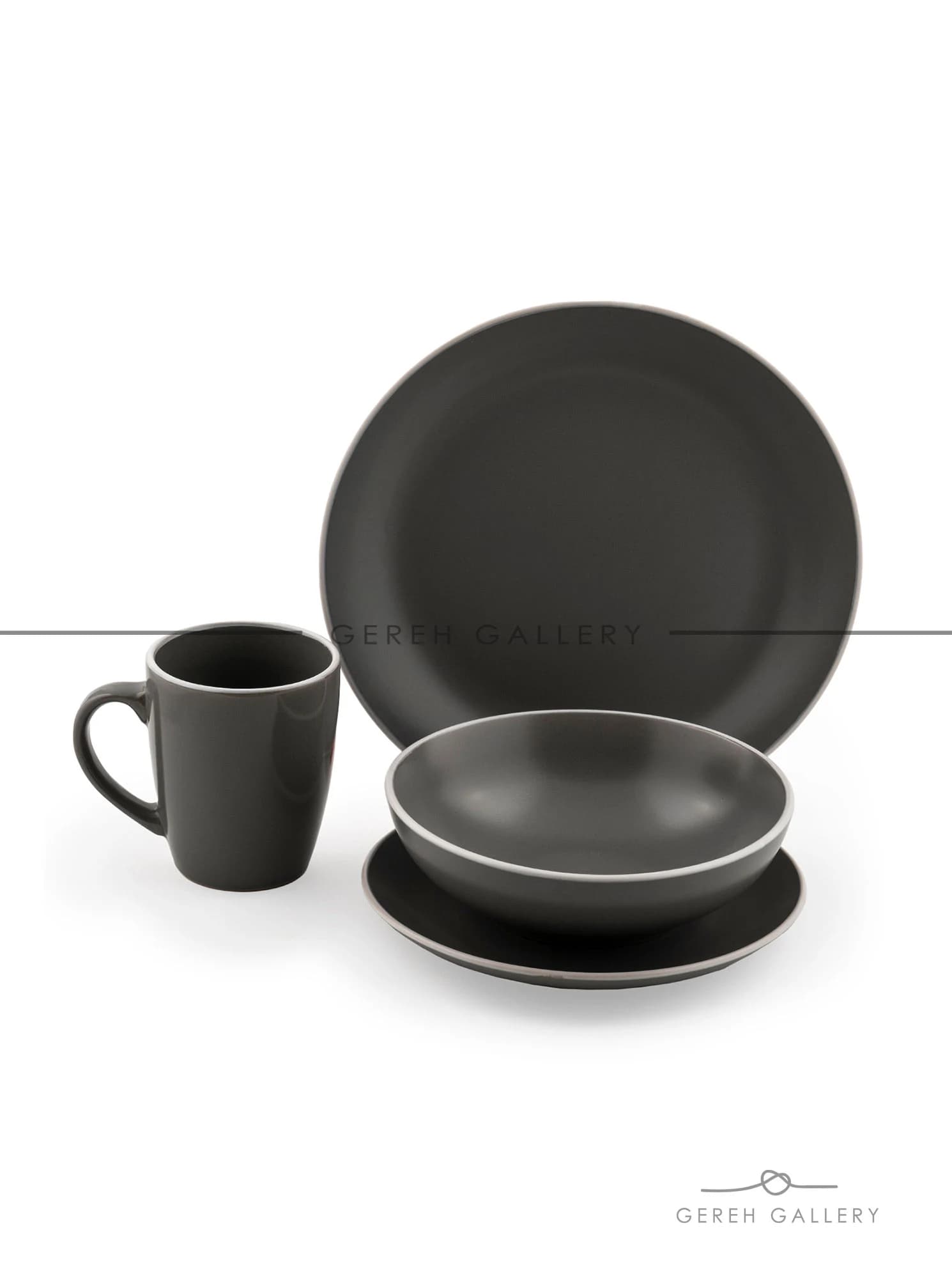 سرویس سرامیکی غذاخوری Gray ( 4 نفره )