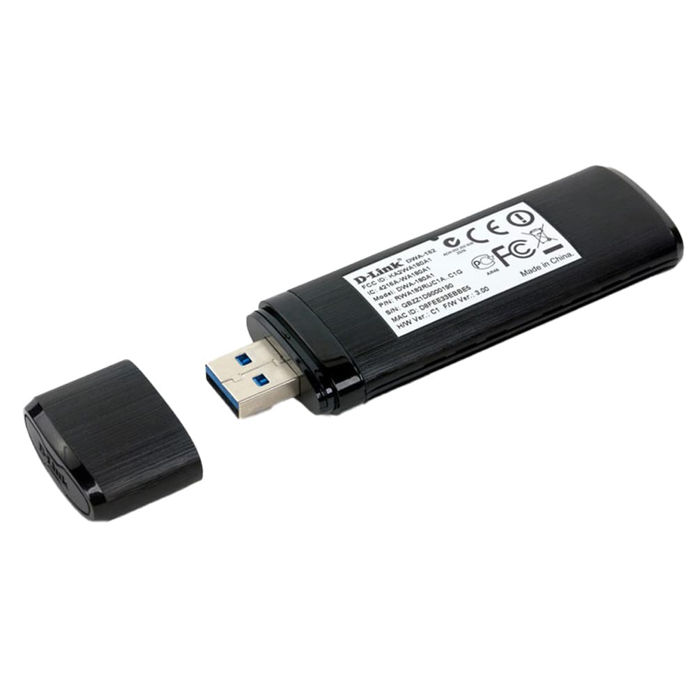 کارت شبکه USB بیسیم و دوباند دی-لینک مدل DWA-182 — تصویر ۴