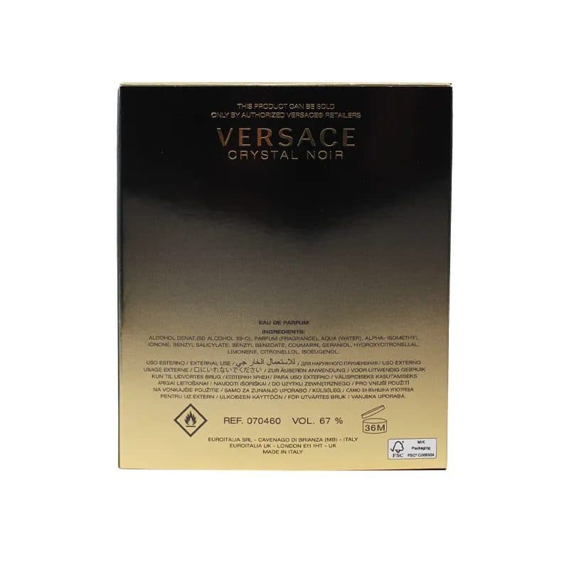 عطر زنانه ورساچه کریستال نویر (Versace Crystal Noir) ادو پرفیوم 90 ml — تصویر ۹