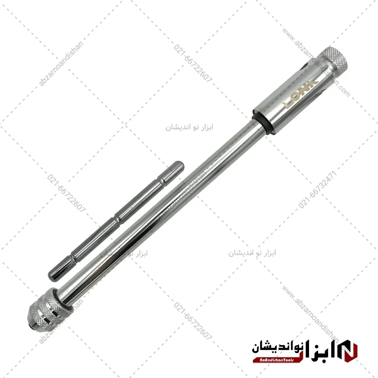 دسته قلاویز جغجغه ای تراز دار بلند M3-M10 برند LONA — تصویر ۳