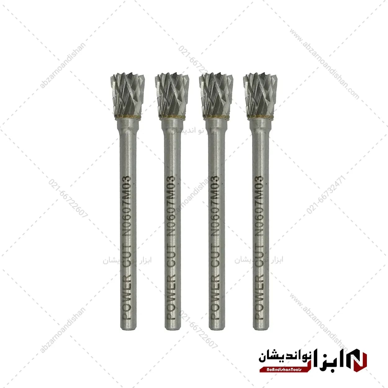 فرز فرم مینیاتوری مدل چتری N سایز 6 دنباله 3 برند پاور کات