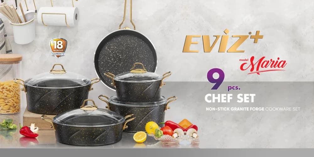 سرویس قابلمه 11 پارچه Eviz Plus مدل ماریا — تصویر ۷