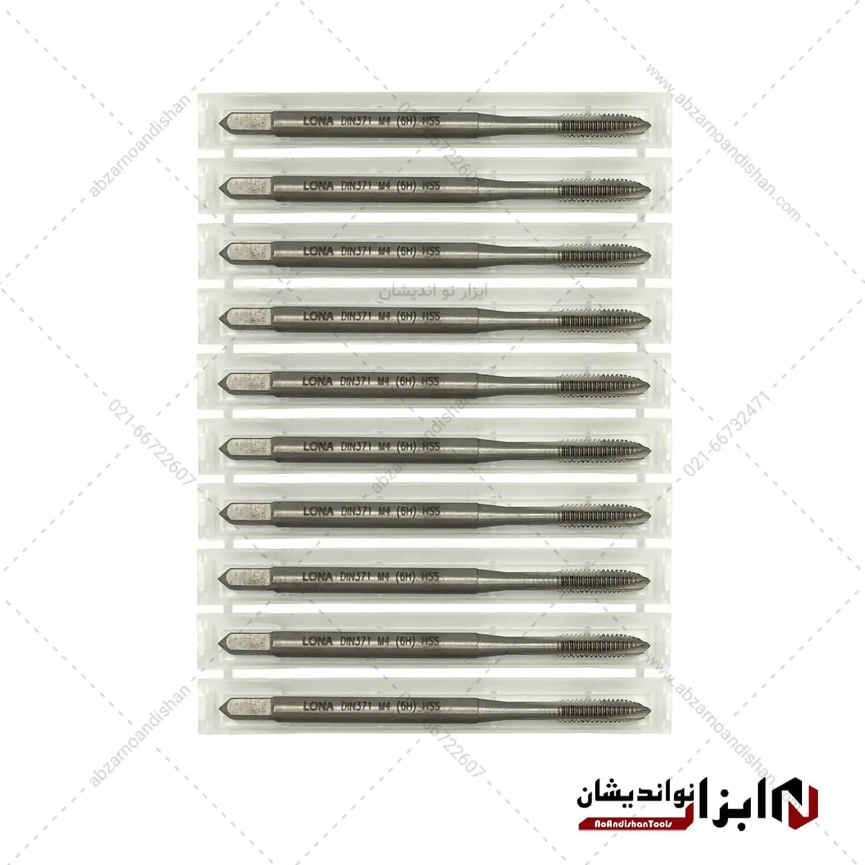 قلاویز ماشینی سایز M4X0.7 برند LONA — تصویر ۳