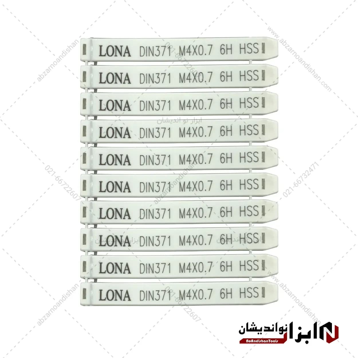 قلاویز ماشینی سایز M4X0.7 برند LONA — تصویر ۲